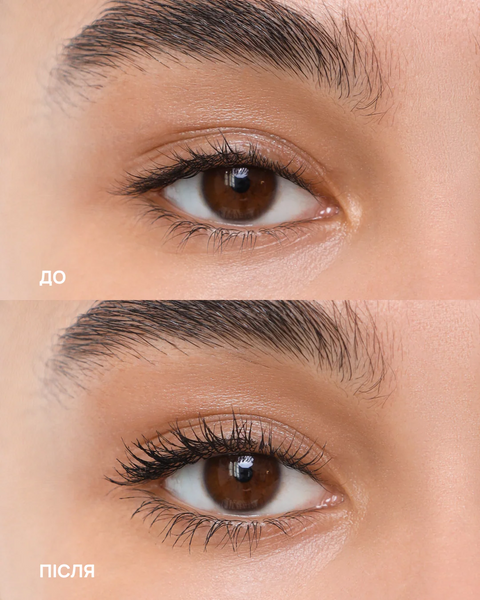Термотуш-сироватка для вій BLACK TERMO MASCARA with peptides Термотуш-сироватка для вій BLACK TERMO MASCARA with peptides фото