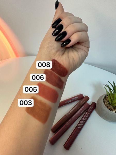 ПОМАДА-ОЛІВЕЦЬ VELVET WATERPROOF MATTE BOGENIA 003 ПОМАДА-ОЛІВЕЦЬ VELVET WATERPROOF MATTE BOGENIA фото