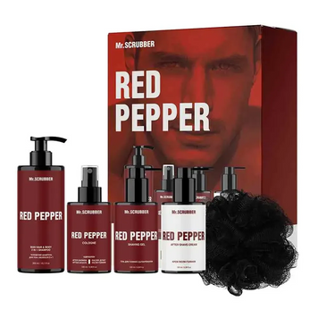 Парфумований набір косметики для чоловіків. Red Pepper Perfumed Men&rsquo;s Essentials Set Mr.SCRUBBER Парфумований набір косметики для чоловіків. Red Pepper Perfumed Men&rsquo;s Essentials Set Mr.SCRUBBER фото