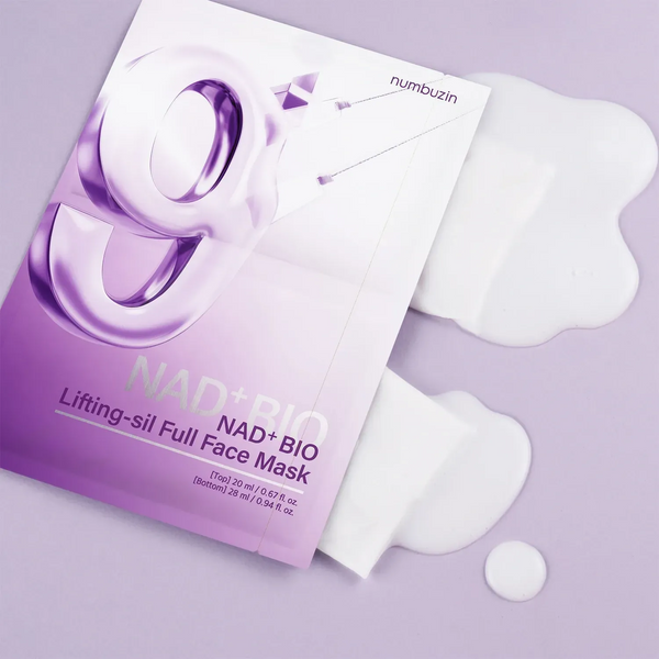 Ліфтинг-маска для пружності шкіри обличчя Numbuzin No.9 NAD Bio Lifting-sil Full Face Pack Sheet Ліфтинг-маска для пружності шкіри обличчя Numbuzin No.9 NAD Bio Lifting-sil Full Face Pack Sheet фото