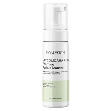 Очищувальна пінка для вмивання HOLLYSKIN Glycolic AHA Acid Foaming Facial Cleanser Очищувальна пінка для вмивання HOLLYSKIN Glycolic AHA Acid Foaming Facial Cleanser фото
