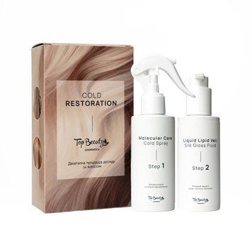 Двоетапна система відновлення та догляду за волоссям MOLECULAR CARE 150 мл + 150 мл Top Beauty Двоетапна система відновлення та догляду за волоссям MOLECULAR CARE 150 мл + 150 мл Top Beauty фото