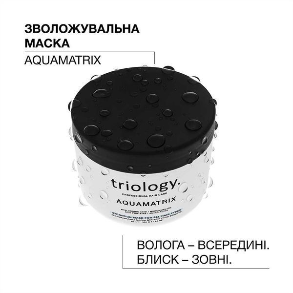Зволожувальна маска для всіх типів волосся Aquamatrix triology 330г Зволожувальна маска для всіх типів волосся Aquamatrix triology 330г фото