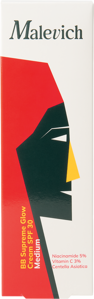 Сяючий ВВ крем SPF 30 Темний бежевий Malevich Сяючий ВВ крем SPF 30 Темний бежевий Malevich фото