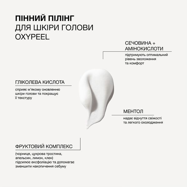 Пінний пілінг для шкіри голови Oxypeel Triology. Пінний пілінг для шкіри голови Oxypeel Triology. фото