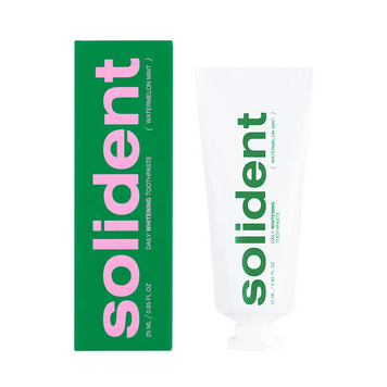 Щоденна відбілювальна зубна паста Solident Watermelon mint / кавун-м'ята, 25 ml Щоденна відбілювальна зубна паста Solident Watermelon mint / кавун-м'ята, 25 ml фото