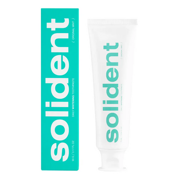 Щоденна відбілювальна зубна паста Solident Original mint / м'ята, 90 g Щоденна відбілювальна зубна паста Solident Original mint / м'ята, 90 g фото