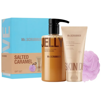 Подарунковий набір Salted Caramel Mr.SCRUBBER Подарунковий набір Salted Caramel Mr.SCRUBBER фото