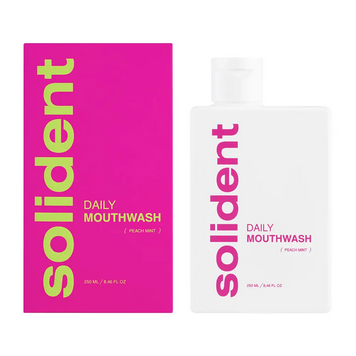 Ополіскувач для ротової порожнини Solident Peach mint / персик-м'ята Ополіскувач для ротової порожнини Solident Peach mint / персик-м'ята фото